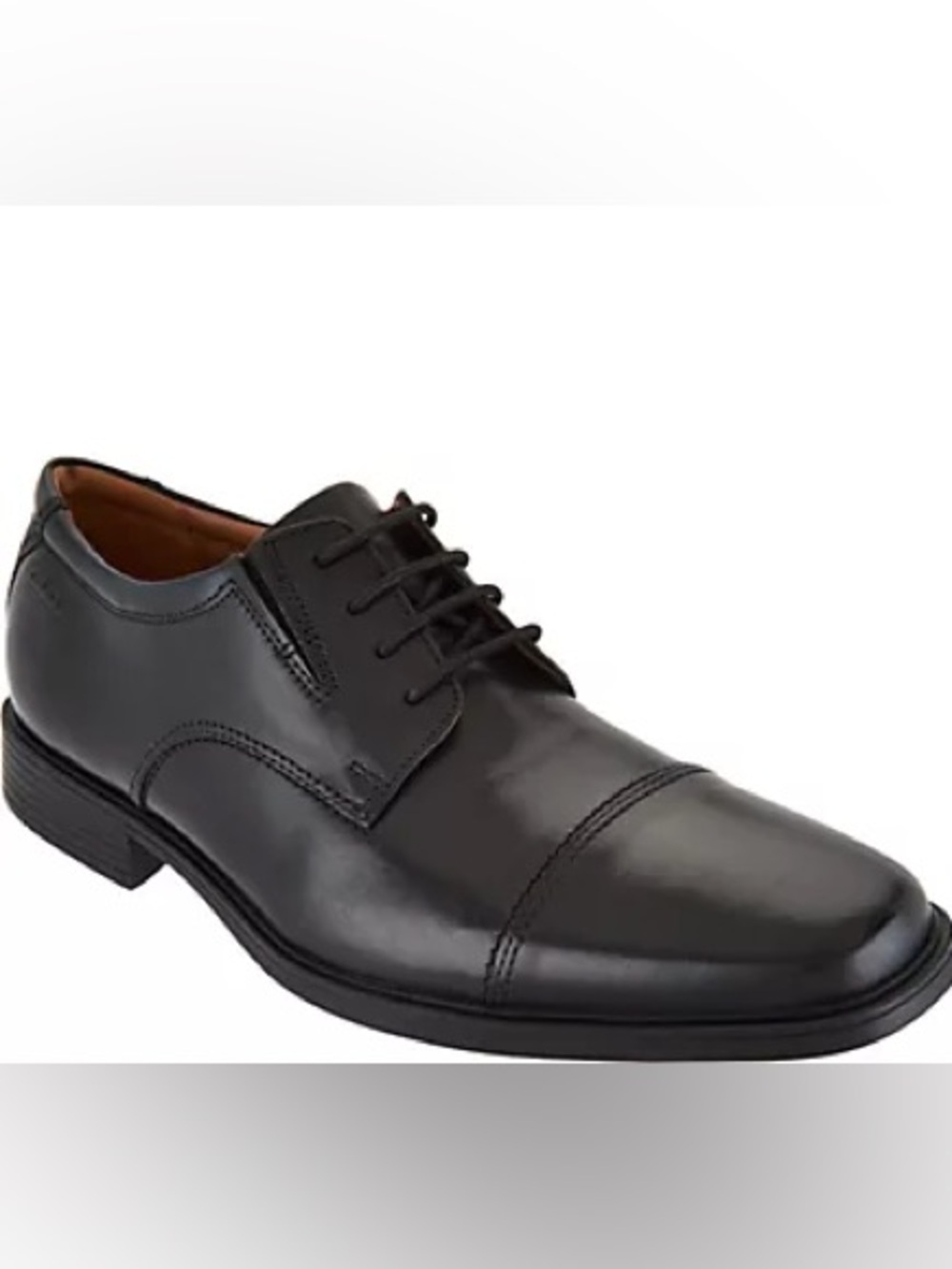 Clarks Men's Leather Lace-up Dress Shoes - Tilden Cap